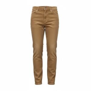 LOFT Women’s Tan Corduroy Pants Size 4 Slim Straight Casual